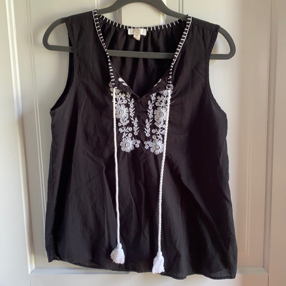 Charming Charlie Black Blouse